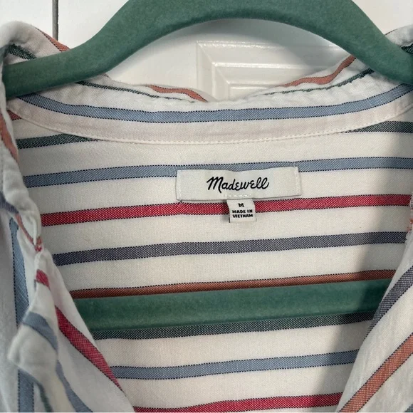 Madewell Colorful Stripe Cotton Top - Picture 3 of 11